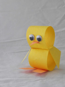 Yellow Little Paper Chick Craft