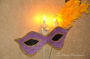 Paper Mache Craft: Masquerade Mardi Gras Mask