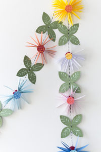 Simple Paper Flower Garland Tutorial