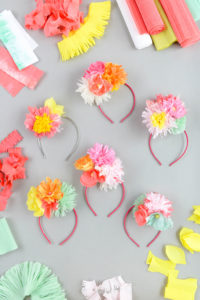 Beautiful Paper Craft: DIY Paper Flower Headband