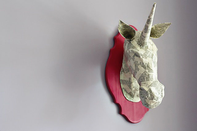 Paper Mache Animal Heads