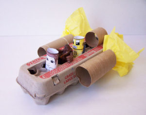 Inspiring Spaceship Craft with Egg Cartons
