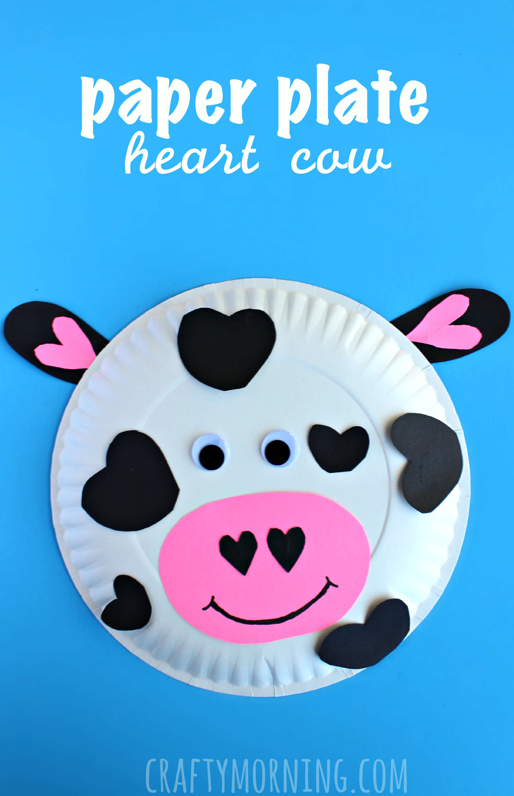 Animal Crafts: Paper Plate Cow Valentine Craft for Kids - Truly Hand Picked