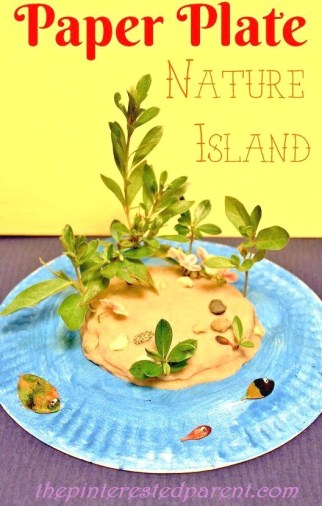 Utterly Creative Paper Plate Nature Island