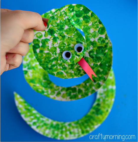 DIY Snake Craft: A Paper Plate Creation