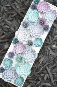 Beautiful Paper Succulent Floral Centerpiece: DIY Paper Craft
