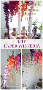 Fantastic DIY Paper Craft: Colorful Paper Flower Wisteria