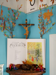 DIY Autumn Tree with Colorful Coffee Filter Leaves