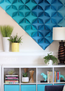 Renter-Friendly 3D Paper Giant Wall Art Home Decor
