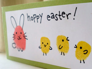 Cute DIY Easter Card Craft for Kids with Little Chick Figures