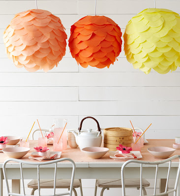 Bold and Colorful Paper Lanterns