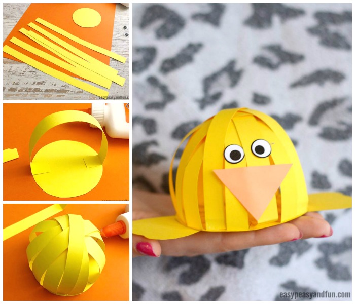 Construction Paper Made Easter Craft