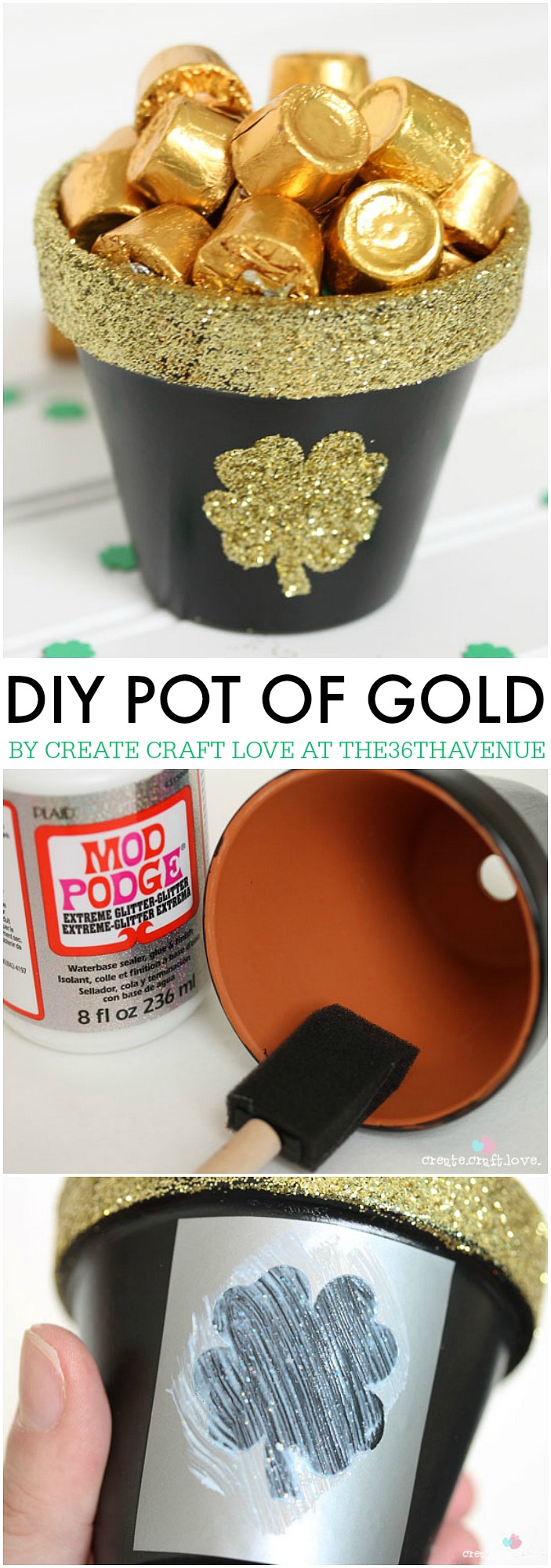 Artistic Pot of Gold: Glittery DIY Gift Idea