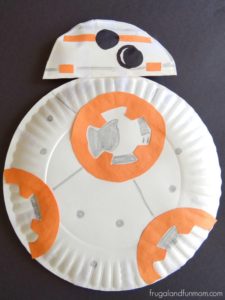 BB-8 Droid Paper Plate Robot