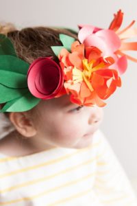 Bold Paper Flower Crown