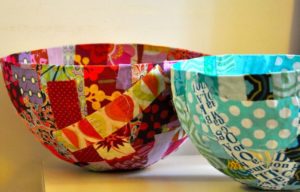 Beautifully Printed Storing Bowls: A Paper Mache Project