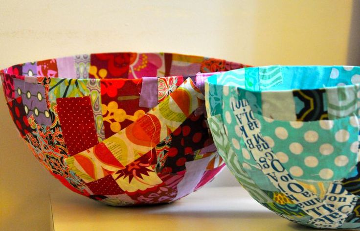 Beautifully Printed Storing Bowls: A Paper Mache Project