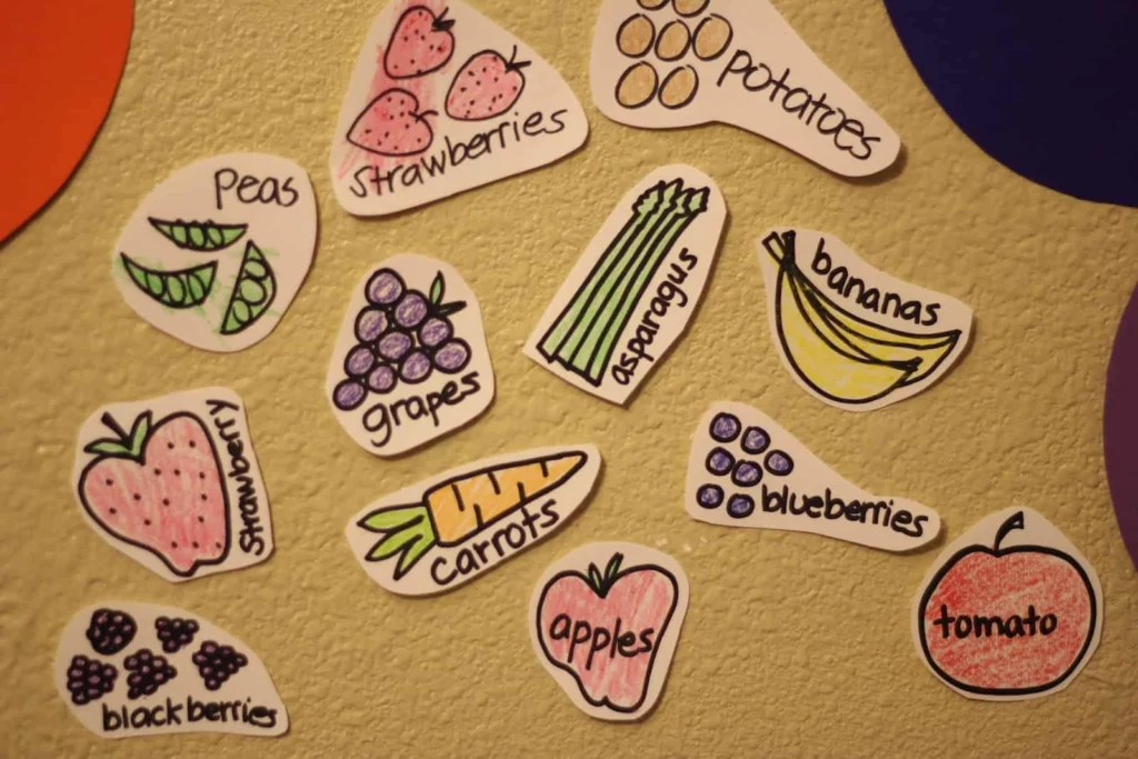 Eating a Rainbow Food Activities for Kids