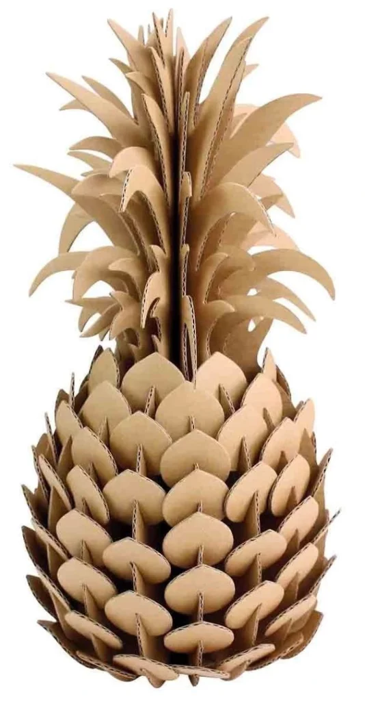 Fruits Cardboard Sculpture Ideas