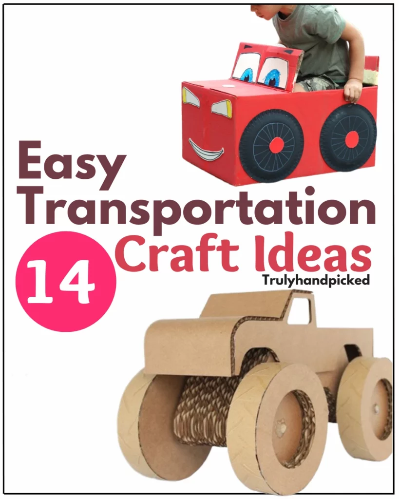 Simple & Easy Cardboard Craft Ideas for Kids Transports and Vehicles