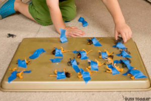 Animal Tape Rescue Game: Wonderful Preschool Activity for Curious Kids