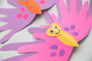Adorable DIY Mother’s Day Craft: Butterfly Handprint Card