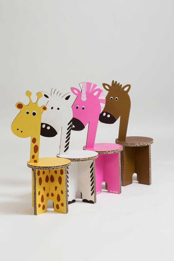 Creative and Adorable DIY Cardboard Furniture Idea