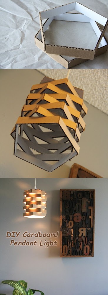 DIY Cardboard Pendant Light: A Classy Home-Designing Craft
