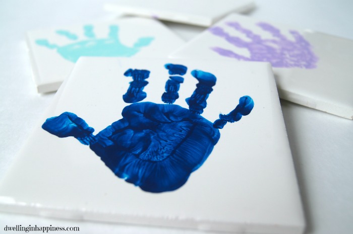 DIY Handprint Coasters: Cute Kid Project for Mother’s Day Celebration