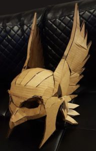 DIY Hawk Helmet: The Perfect Cardboard Craft for Halloween