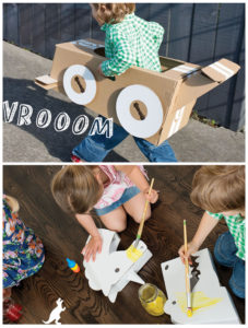 DIY Cardboard Riding Dino Craft: A Brilliant Project for Kids to Play With