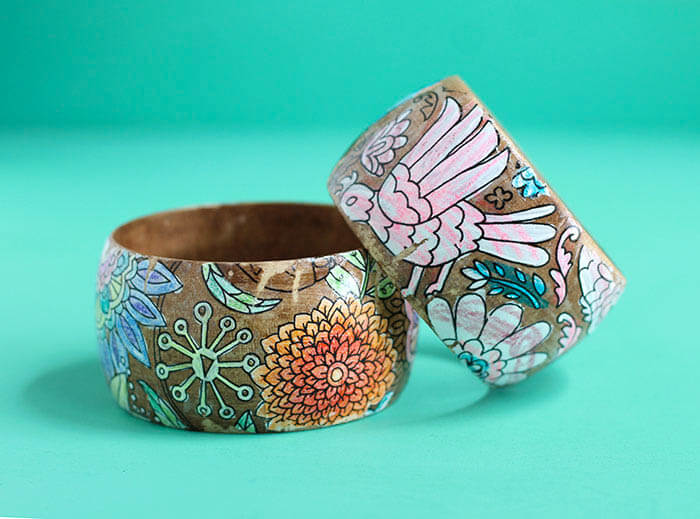 DIY Mother’s Day Bracelets with Free Printable Coloring Pages