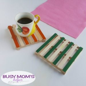 DIY Popsicle Stick Coasters: A Wonderful Mother’s Day Craft Idea for Toddlers