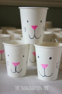 Easter Bunny Treat Cup Project for Kids