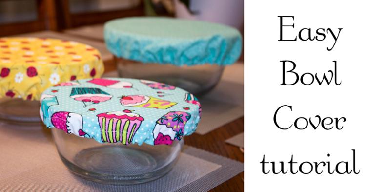 Easy Adorable Bowl Covers in Free Pattern with Elastic Encloser