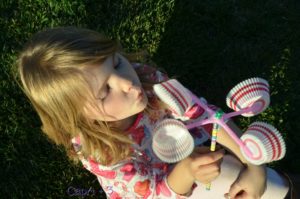 DIY Anemometer with Plastic Straws, Pencil, and Cupcake Liners