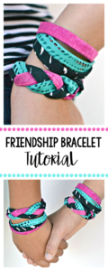 Cool DIY Bracelet: Summer Craft Idea with Scrape Fabric