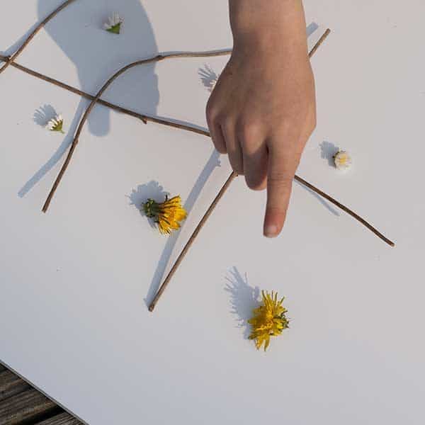 Garden Flower Ten Frame Math Spring Activity for Kids