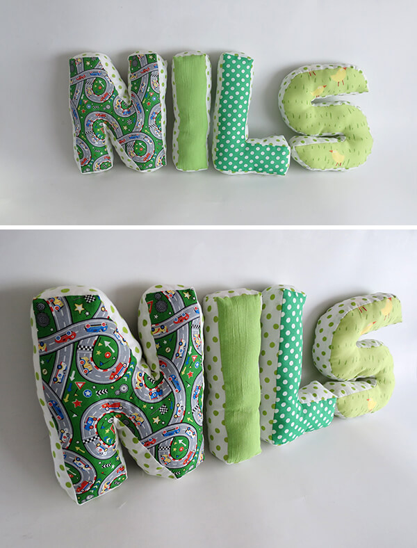How to Make a Cushion Letter: DIY Sewing Project with Cotton Fabric Scraps