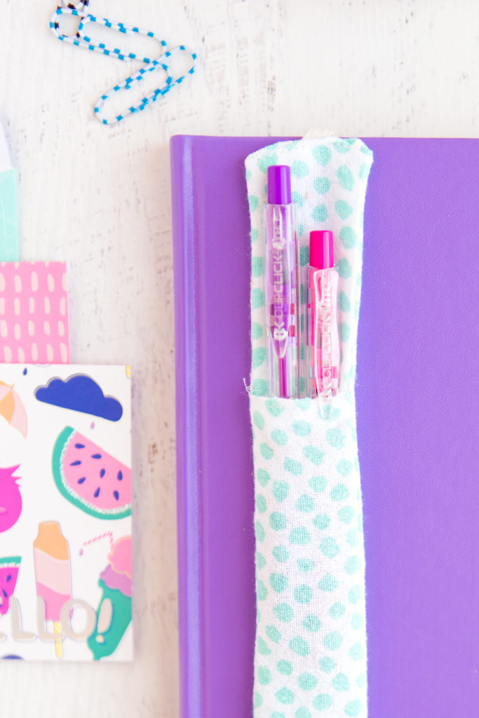 Journal Pen Holder: An Useful DIY Fabric Craft Idea for Workplace