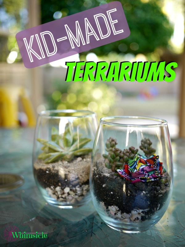 DIY Easy Mother’s Day Gift: Kid-Made Terrariums in Simple Glasses