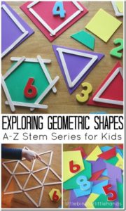 DIY Geometric Shape Game with Popsicle Sticks