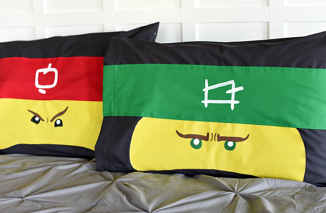 LEGO NINJAGO Pillowcase Tutorial By Crazy Little Projects