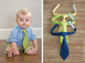 DIY ‘Little Guy Tie’ Craft: Scrap Fabric Kid’s Tie with Velcro Strapping Ends