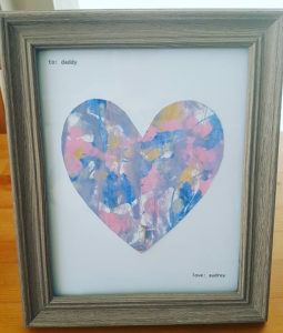 Painted Framed Heart: Mess-Free Painting for Beginners