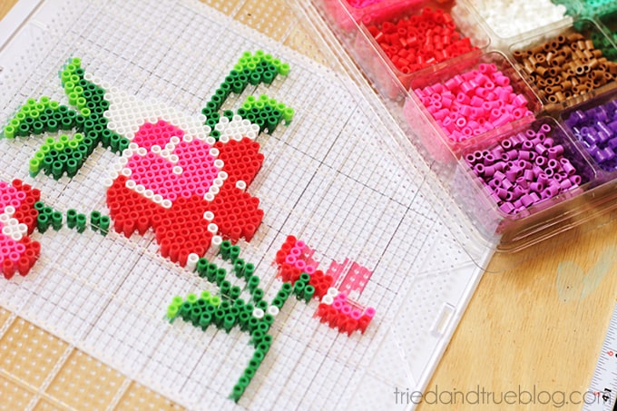 DIY Mother’s Day Gift Craft: Perler Bead Tray