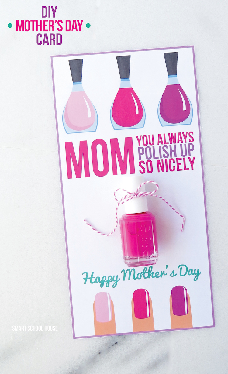 Nail Polish Mother’s Day Card: A Trendy DIY for Stylish Moms