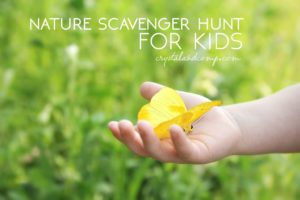 Nature Scavenger Hunt: A Brilliant Springtime Outdoor Activity Idea for Kids