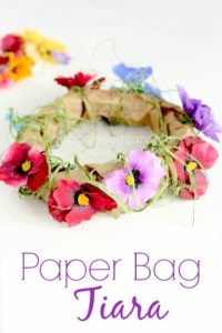 Paper Bag Blossom Tiara: A Fairy Craft Idea for Girls