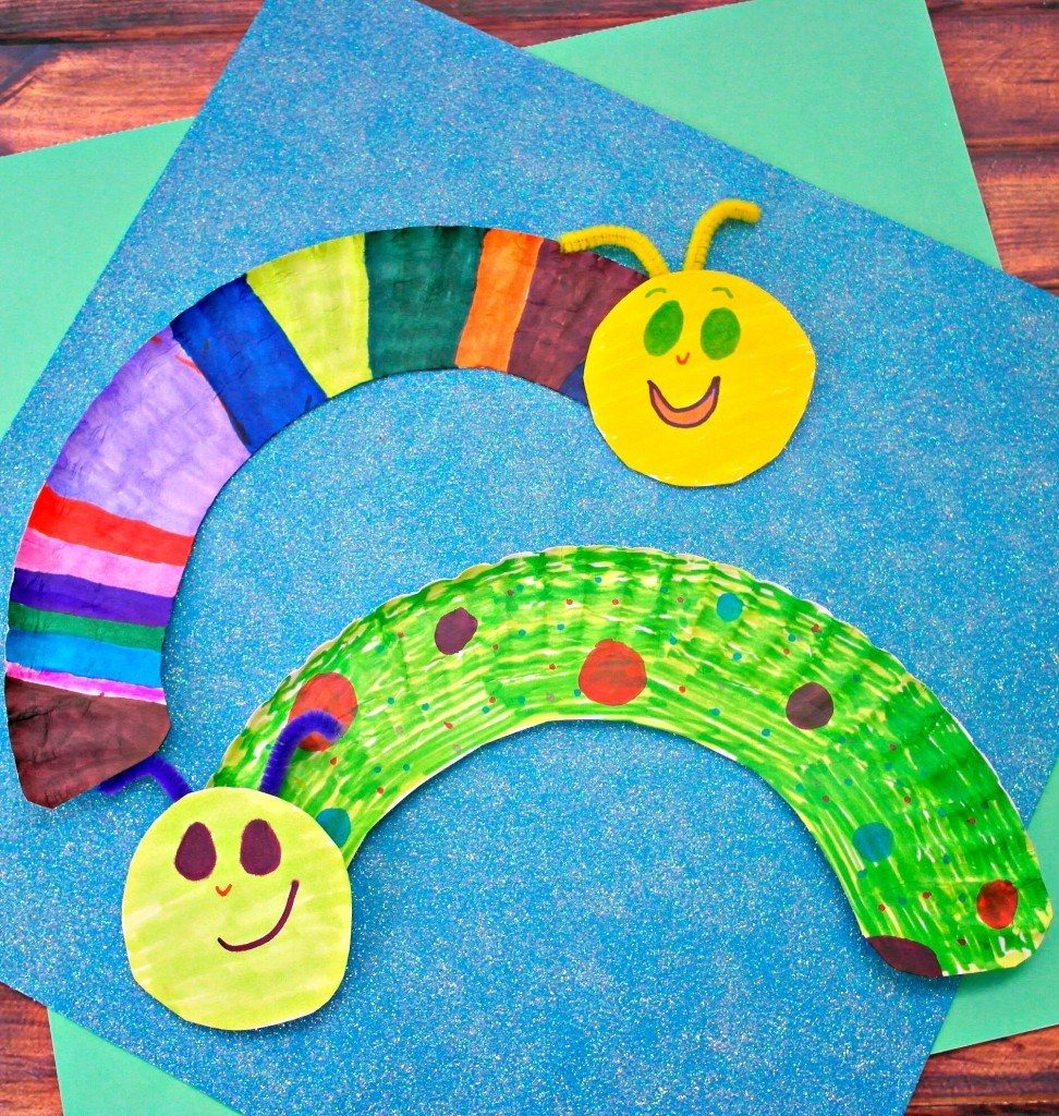 Faster Caterpillar Craft for Kids with Paper Plate - Truly Hand Picked